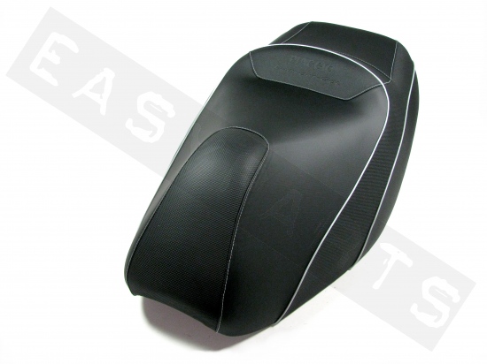 Selle biplace confort-gel surélevée Piaggio MP3 Touring noire